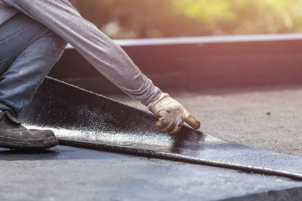 Professional Waterproofing technician working in Oaks, PA